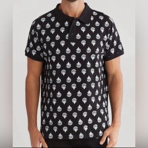 NWT Crooks & Castles Medusa Polo in Black